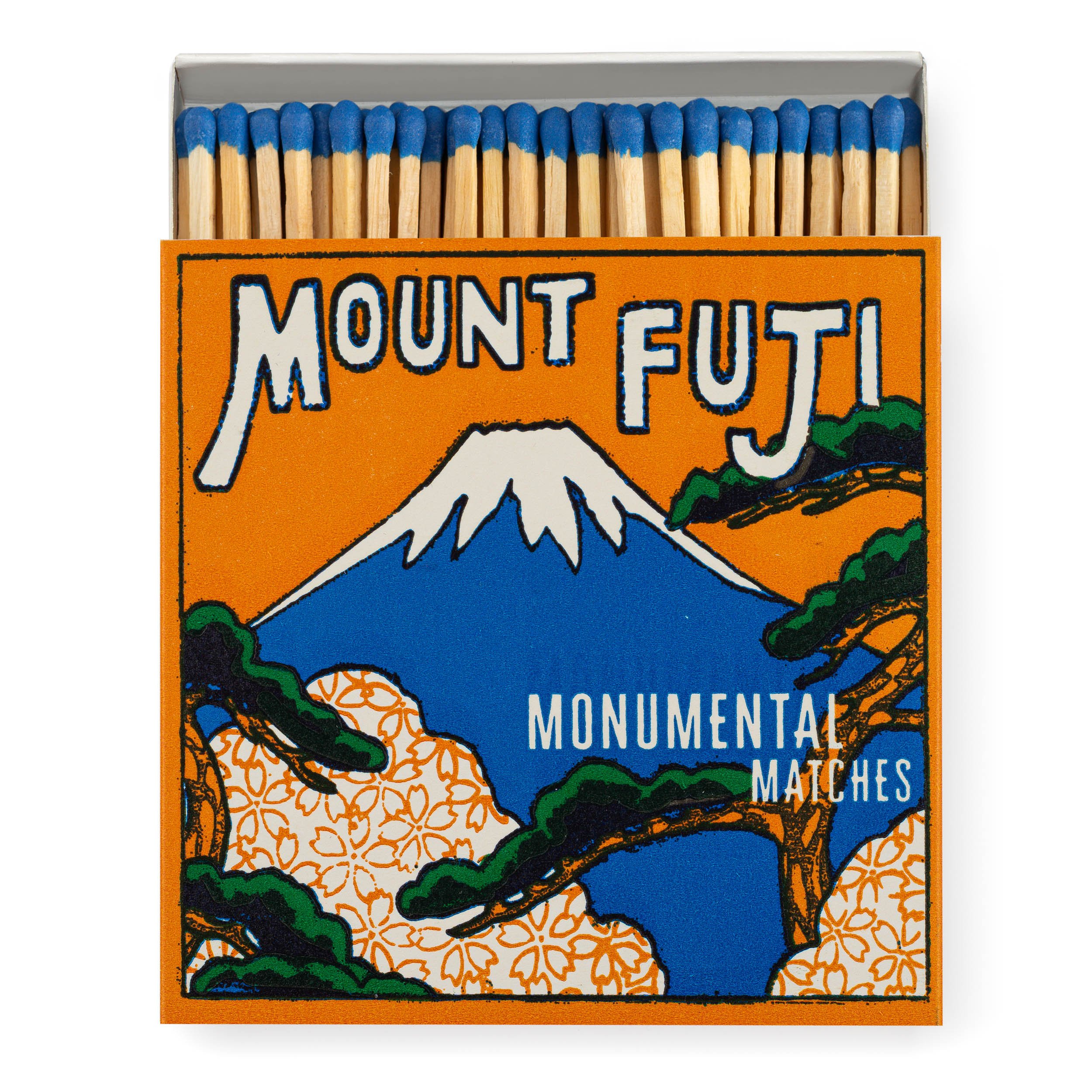 Mount Fuji Matchbox by Archivist, vintage-inspired artistic matchbox available at Goosebump.live in Hong Kong.