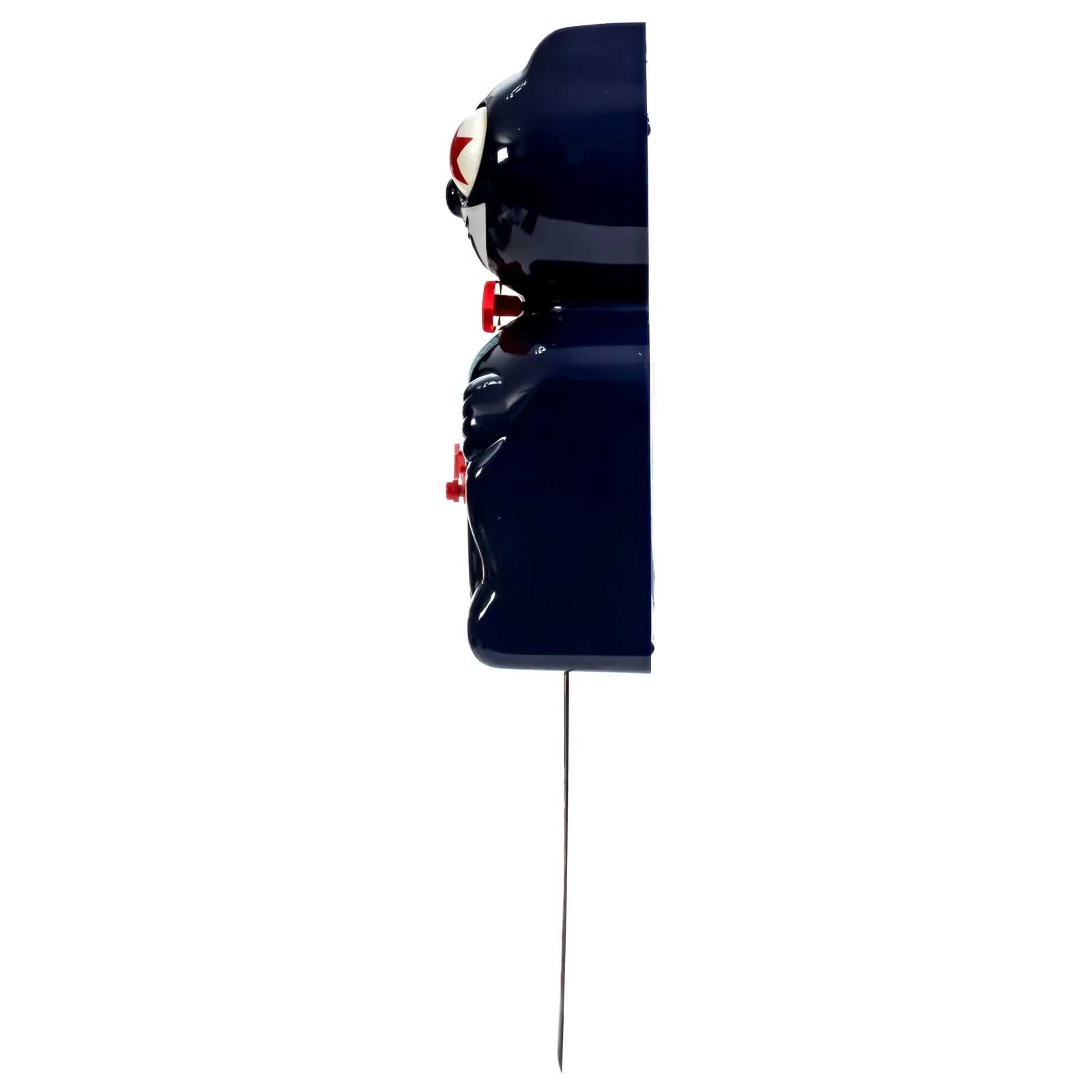 Kit-Cat Klock Old Glory Special Edition blue wall clock with red star eyes, red hands and commemorative red tail