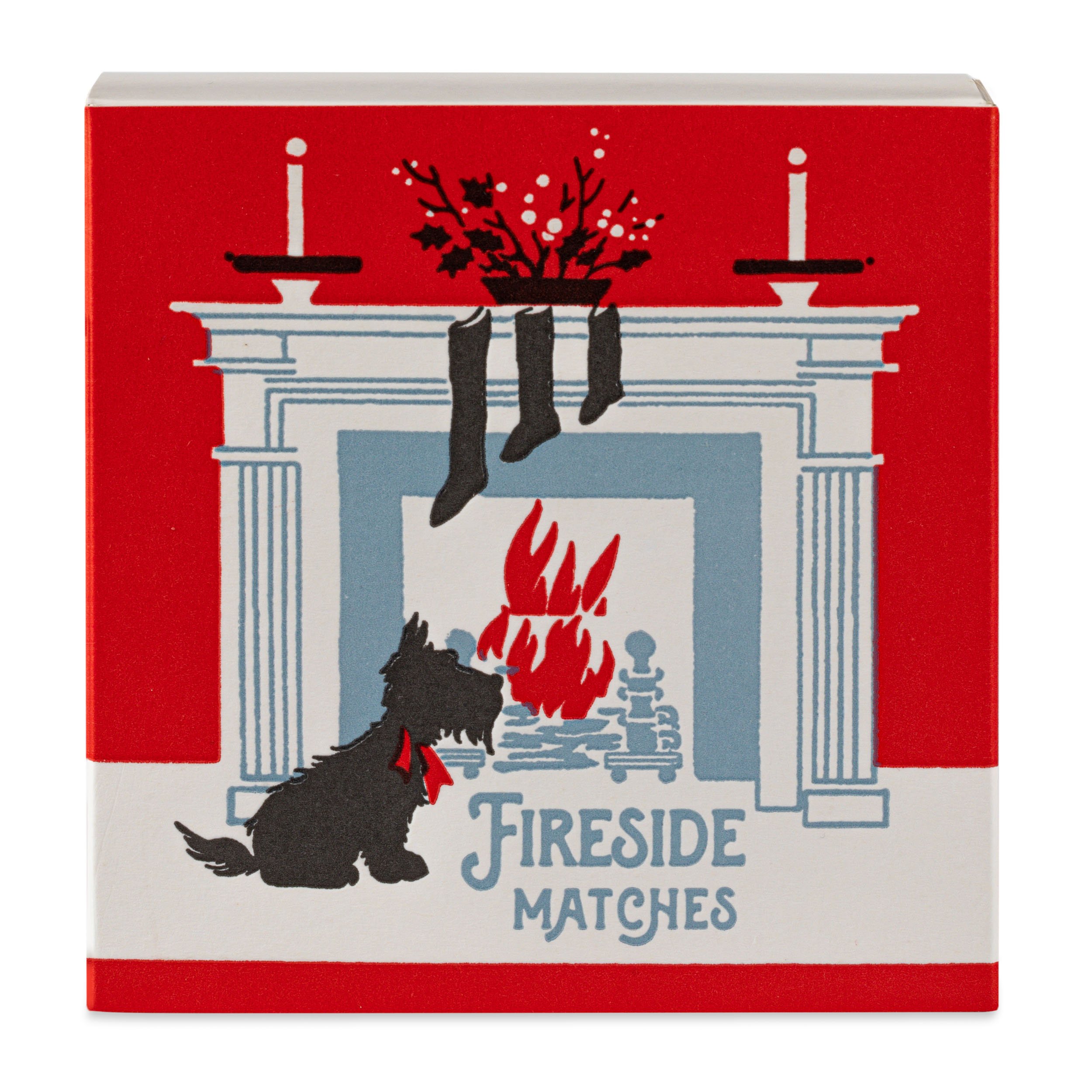Scotty Dog Fireside Matches by Archivist, featuring cozy Christmas design, available at Goosebump.live in Hong Kong