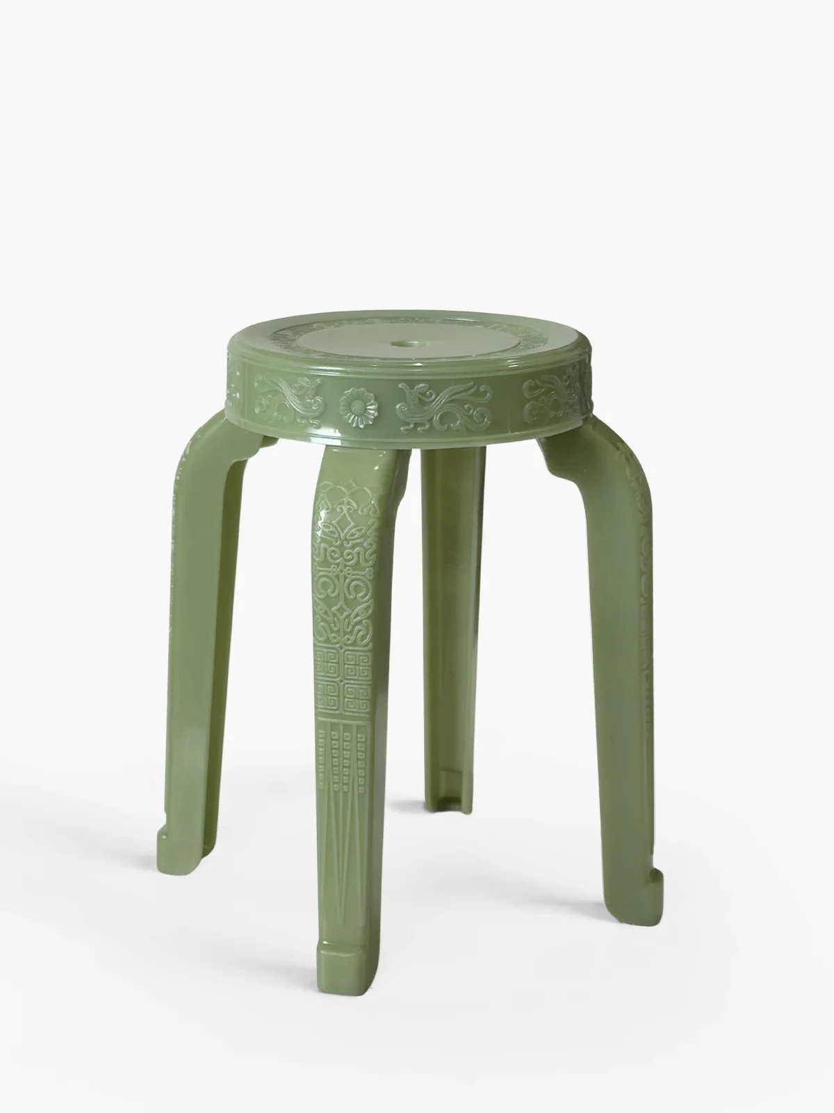 RUMBA BOR Baitoey woven stool for small Hong Kong apartments, lightweight recycled polypropylene furniture available at Goosebump.