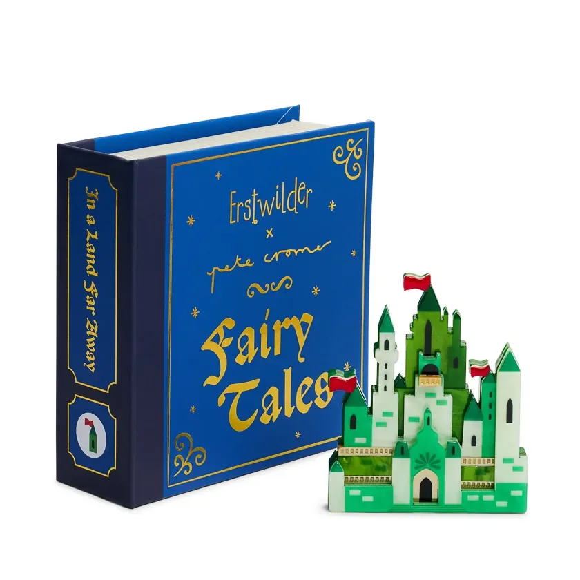 Erstwilder In a Land Far Away bonus brooch in green castle colourway from the Fairy Tales Part 2 collection