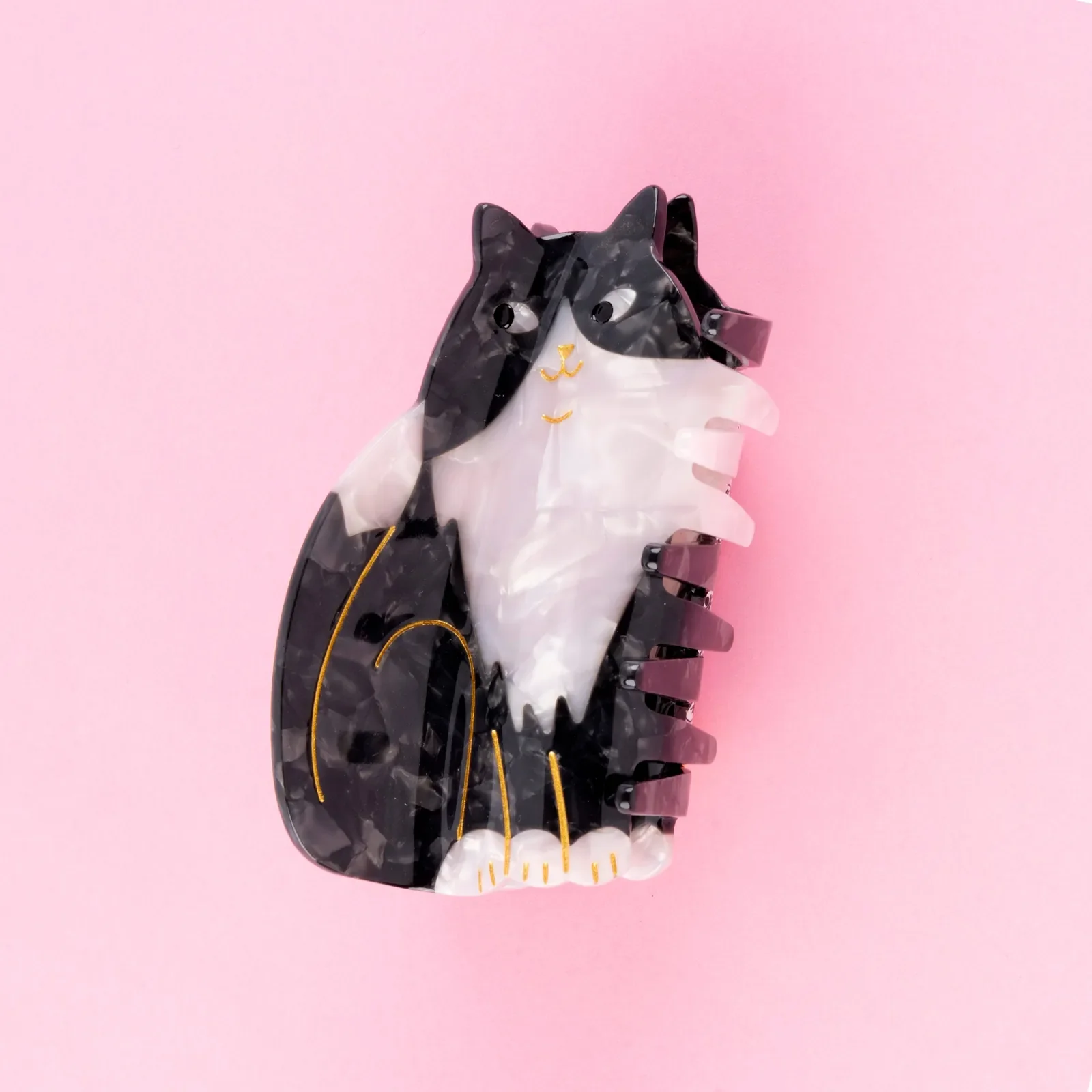 Coucou Suzette｜Black & White Cat Hair Claw