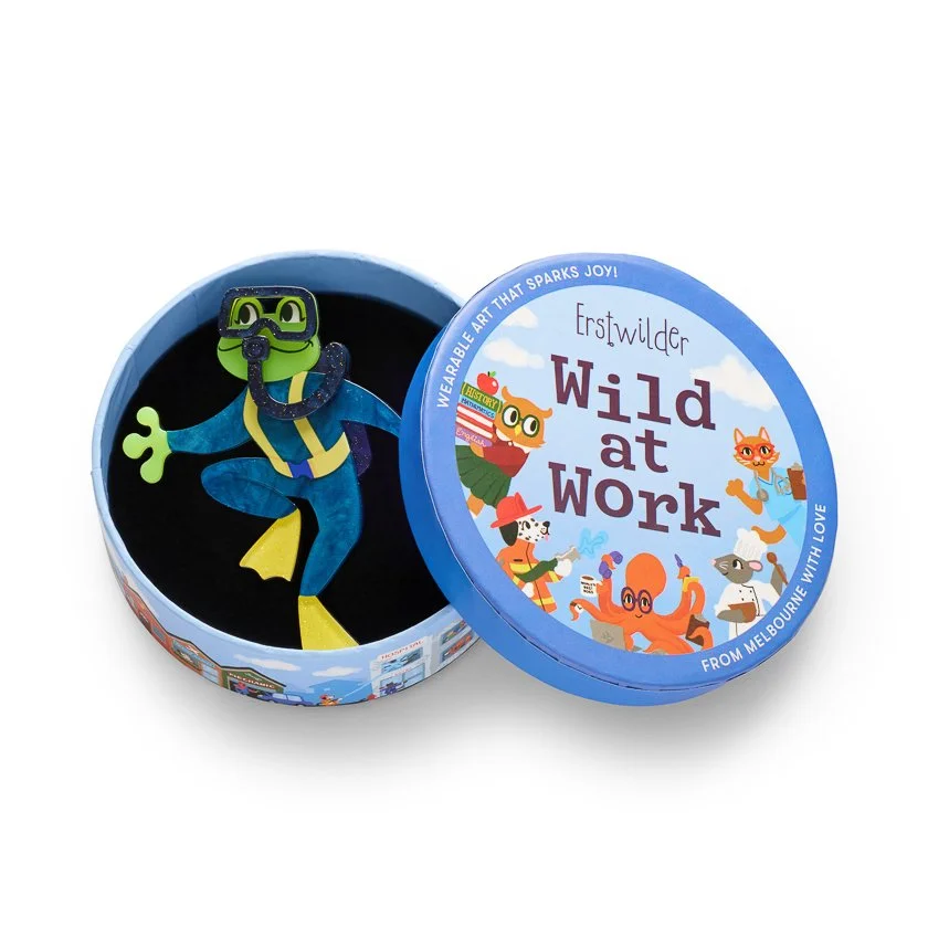 ERSTWILDER | BROOCHES | SLICK SWIMMER BROOCH