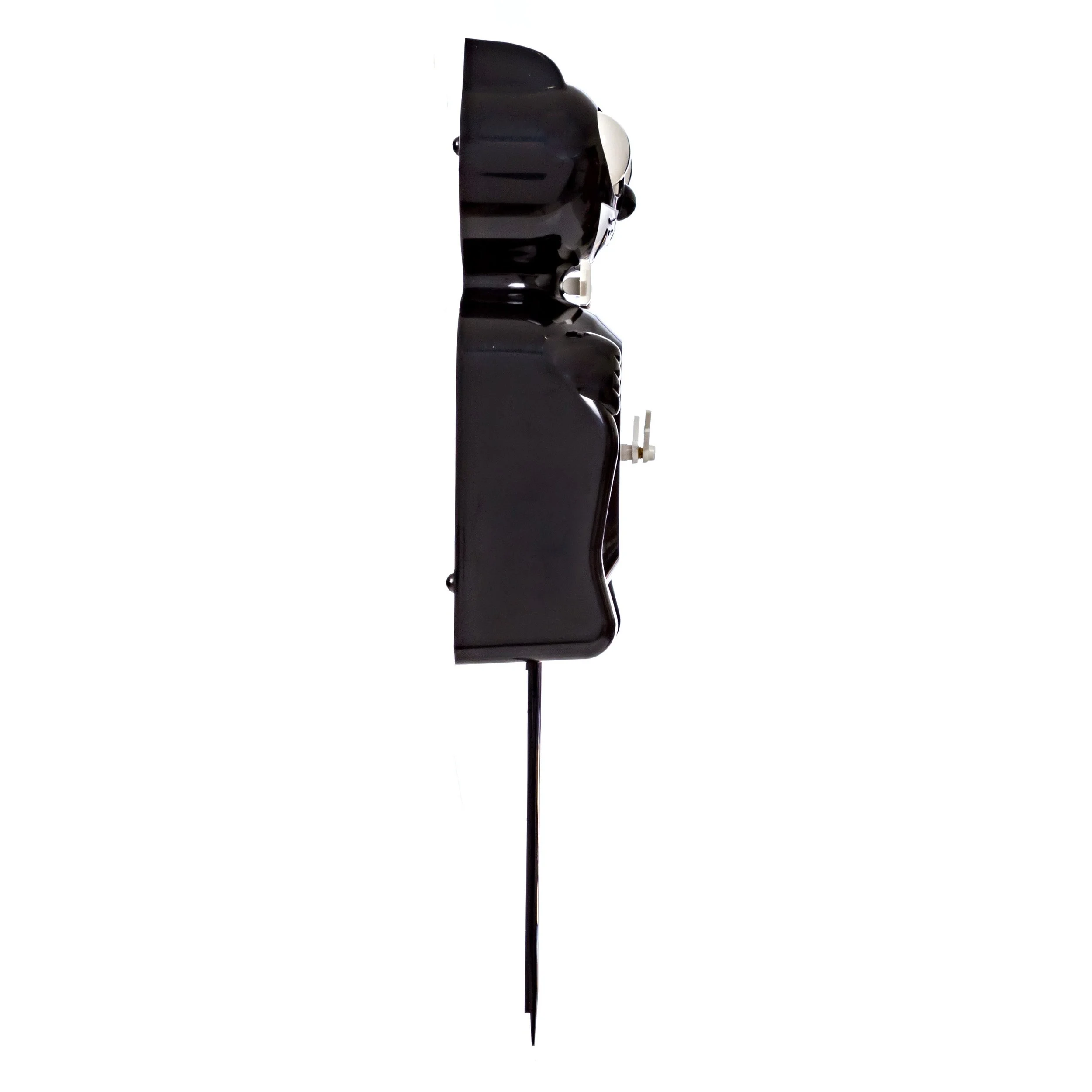 Black Kitty-Cat Klock 3/4 size retro wall clock with moving eyes and wagging tail, available at Goosebump Hong Kong.
