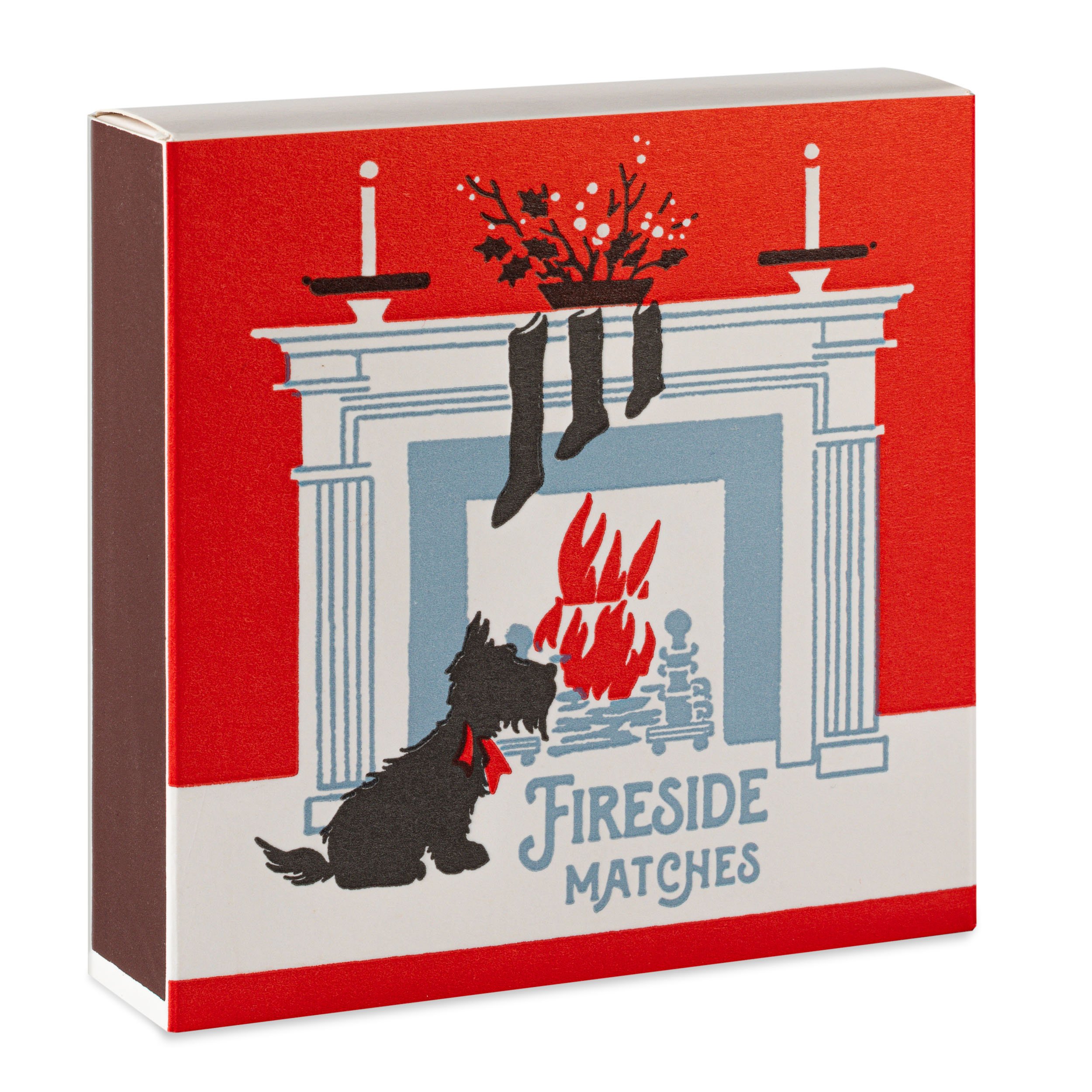 Scotty Dog Fireside Matches by Archivist, featuring cozy Christmas design, available at Goosebump.live in Hong Kong