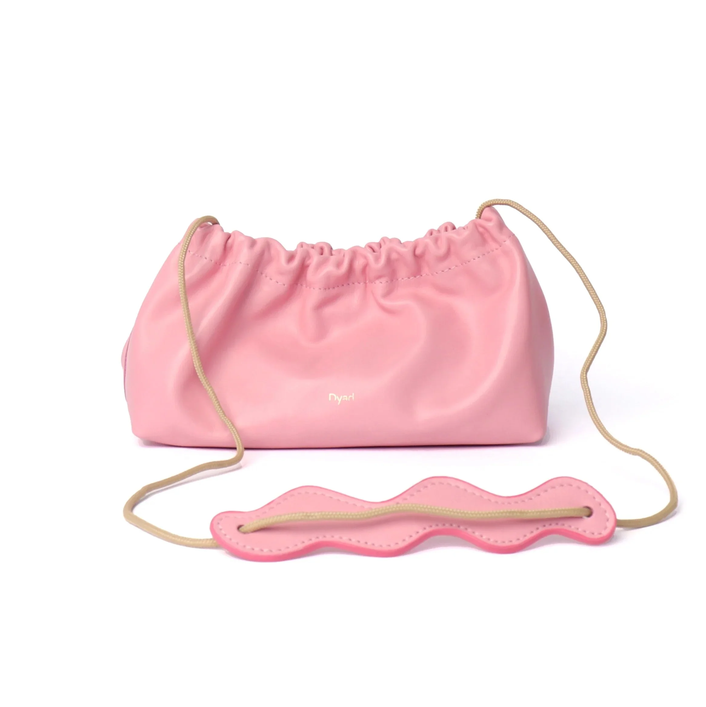 Project Dyad Wave Bag Candy Pink full-grain leather bag