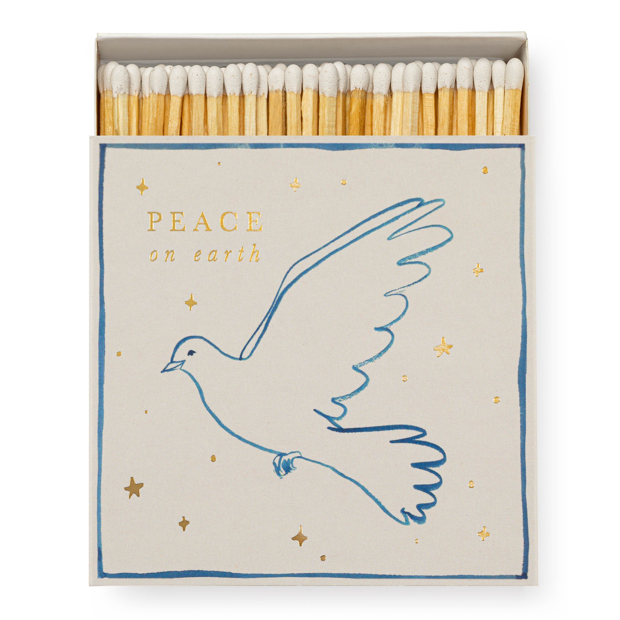 Peace Dove Matchbox by Wanderlust Paper Co., featuring elegant dove design, available at Goosebump.live in Hong Kong