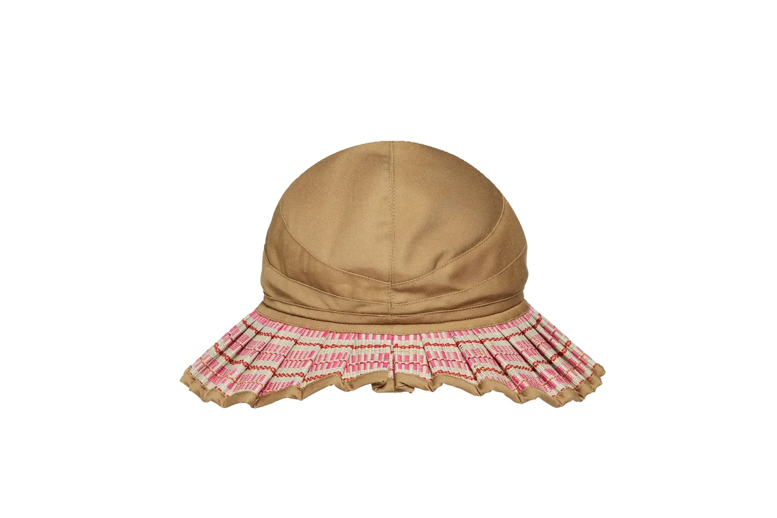 Back view of the Lorna Murray Bari Island Oasis Hat featuring a soft fabric-covered crown and handcrafted woven design.
