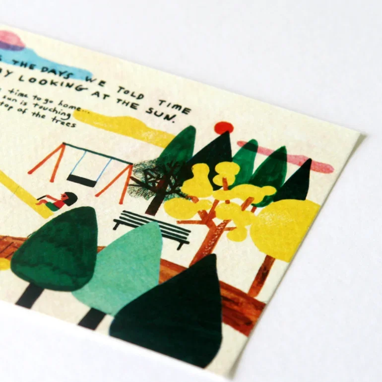 Traveller Sunset Postcard | All Things Bright And Beautiful | Goosebump