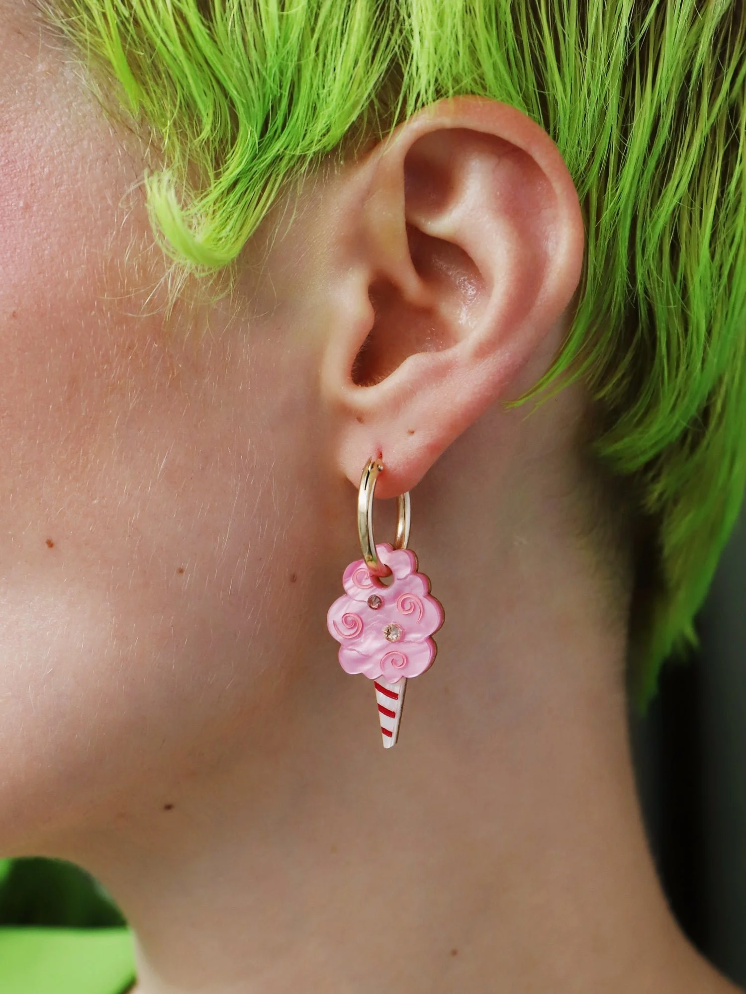 WOLF & MOON | 耳環 | 大帳篷環形耳環