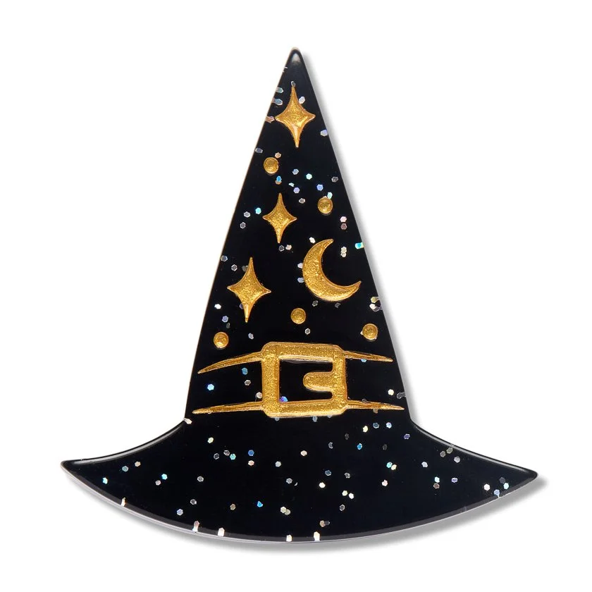 EBEJ104 A Witchy Hat Simplified Mini Brooch-1.JPG