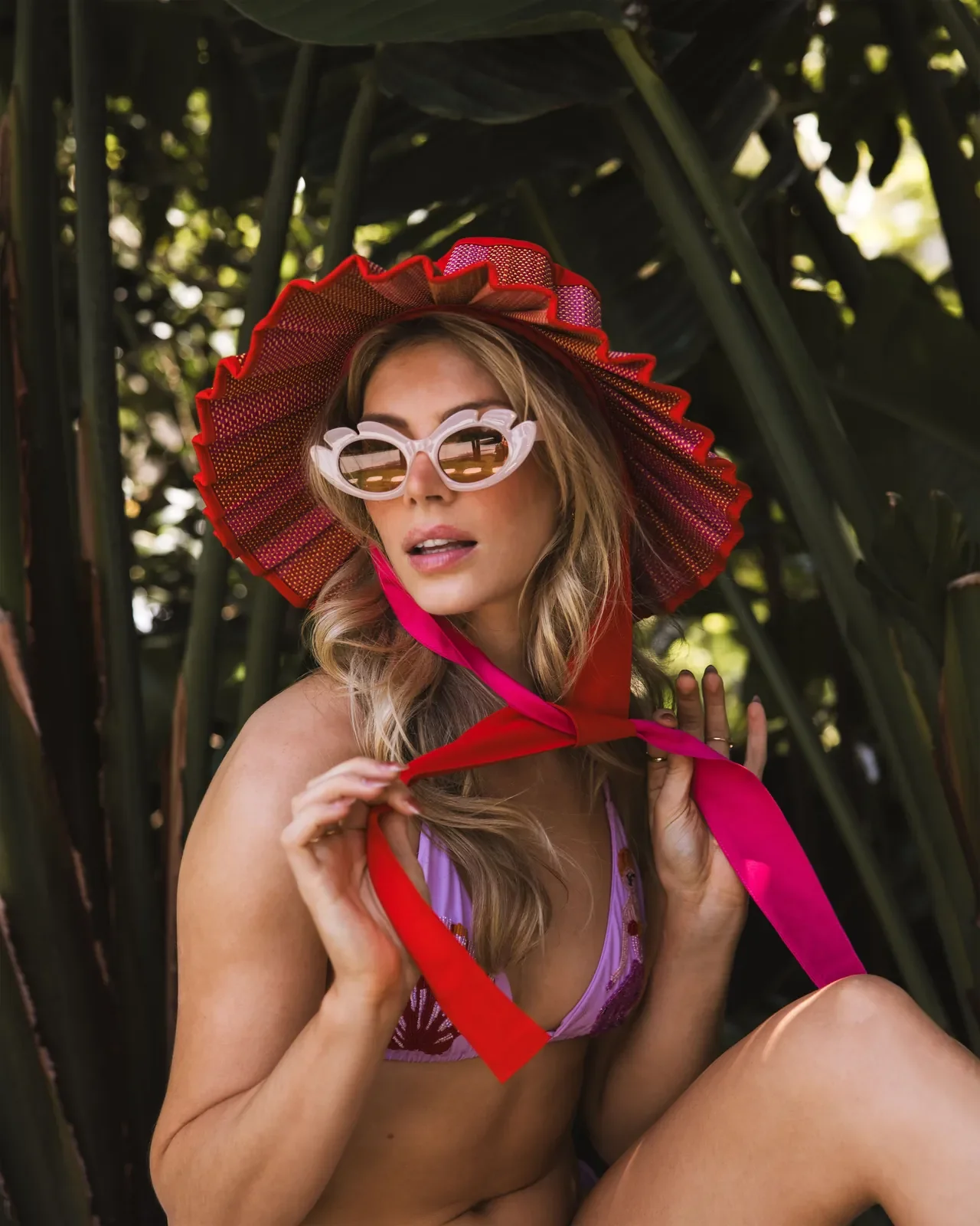 Lorna Murray | Love Heart | Tangerine | Island Ravello Hat