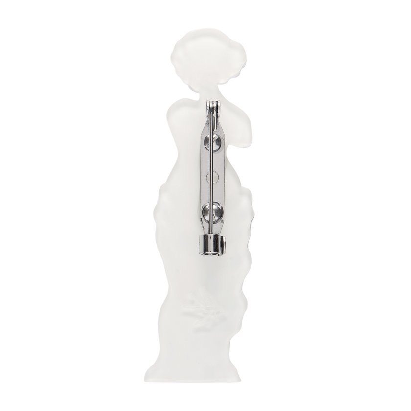 Erstwilder Marble Muse Brooch inspired by classical sculpture, handcrafted resin brooch with elegant Greek design