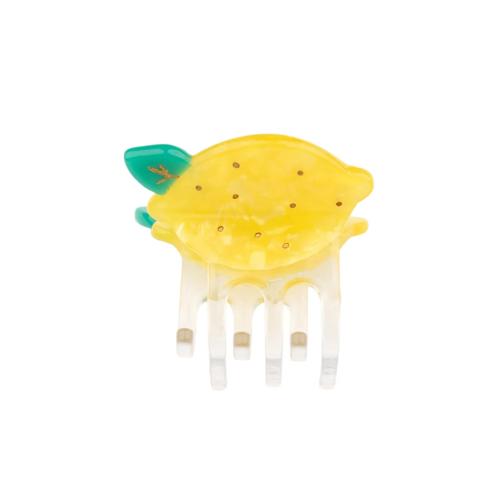 Discover Coucou Suzette Mini Lemon Hair Claw, a cheerful French fruit-inspired hair accessory in glossy cellulose acetate. A sweet little gift, curated by Goosebump in Hong Kong.