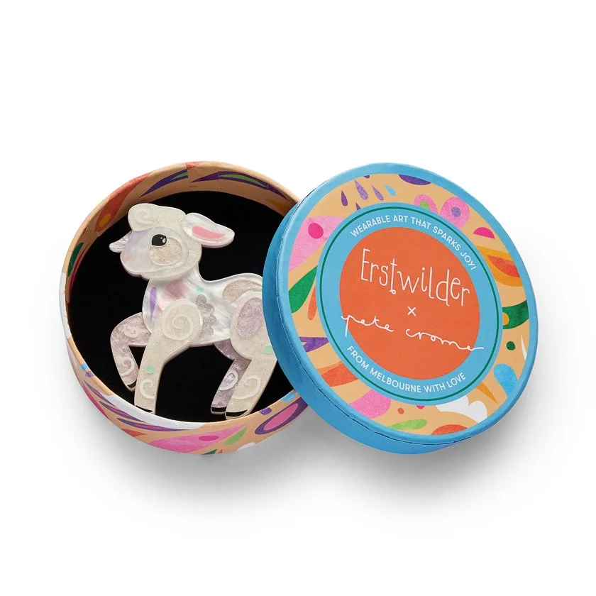 Lottie the Lamb Brooch