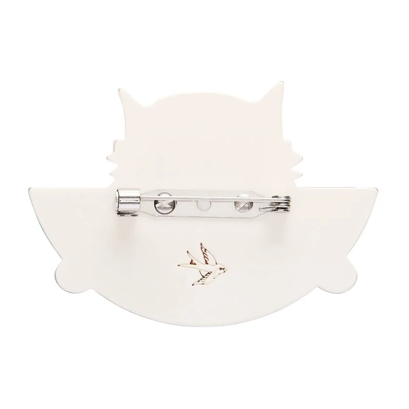 Erstwilder Clarke the Crusading Corgi Brooch featuring a layered corgi dog design with a playful, characterful look.