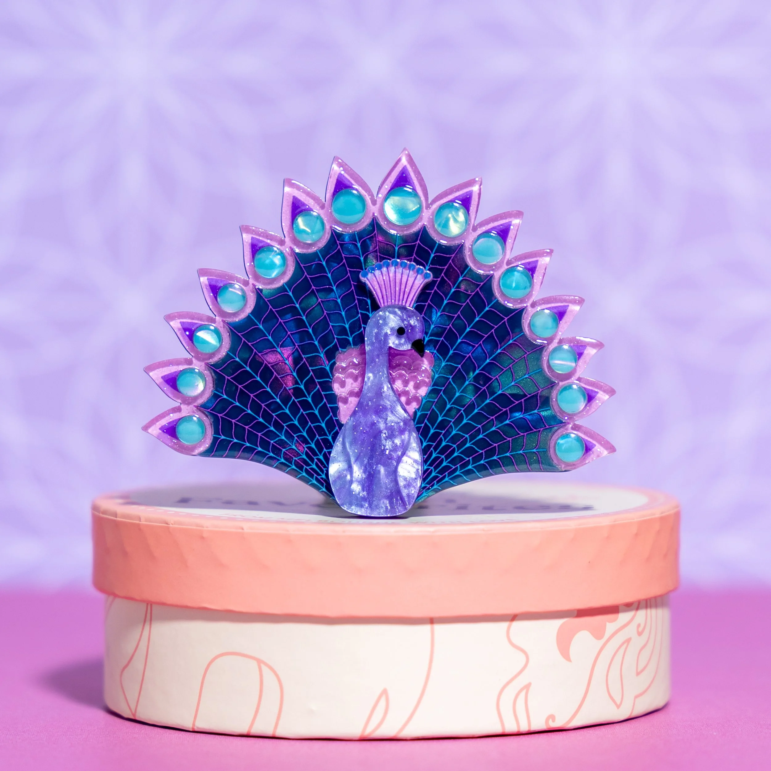 ERSTWILDER | BROOCHES | Penelope Peacock Brooch