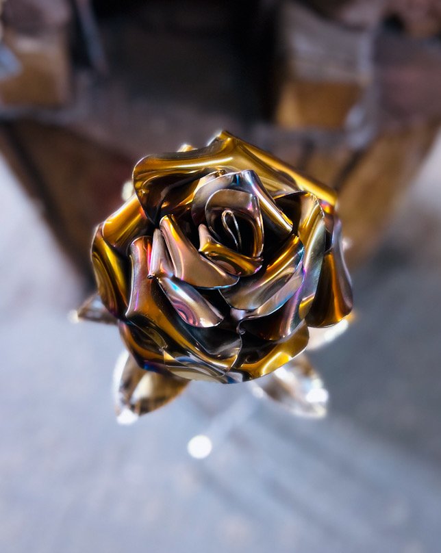 Large Rose Garden Sculpture