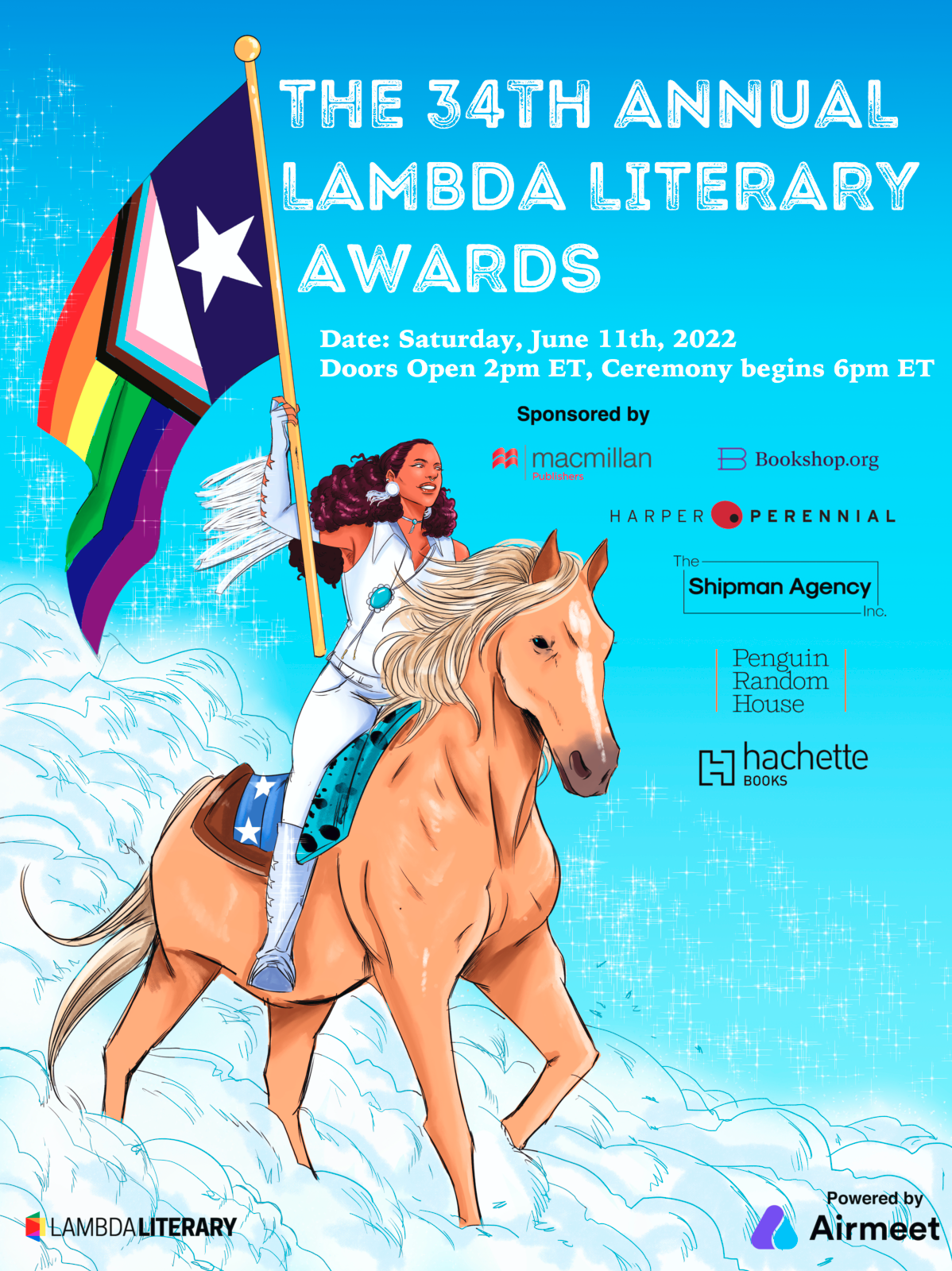 Poster Illustration for The 34th Annual Lambda Awards
