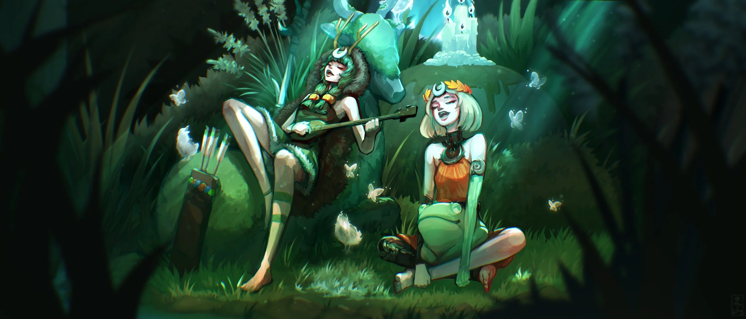 Singing with Artemis - Hades 2