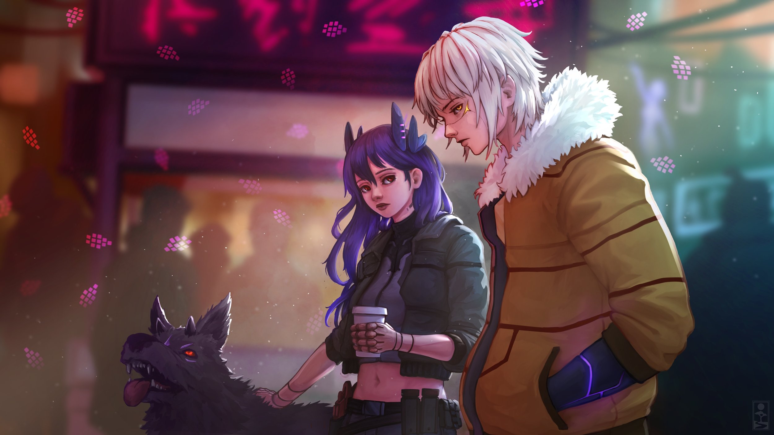 Walking The Dog - TBATE x Cyberpunk Crossover