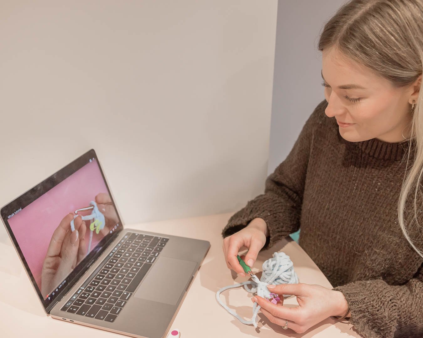 Natural lifestyle brand photography with Sian T Photography in Surrey for Sophie's Crochets