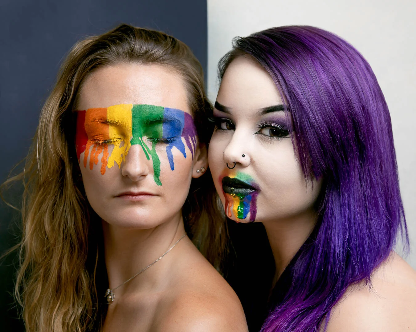 Pride week beauty editorial alternative fashion Surrey