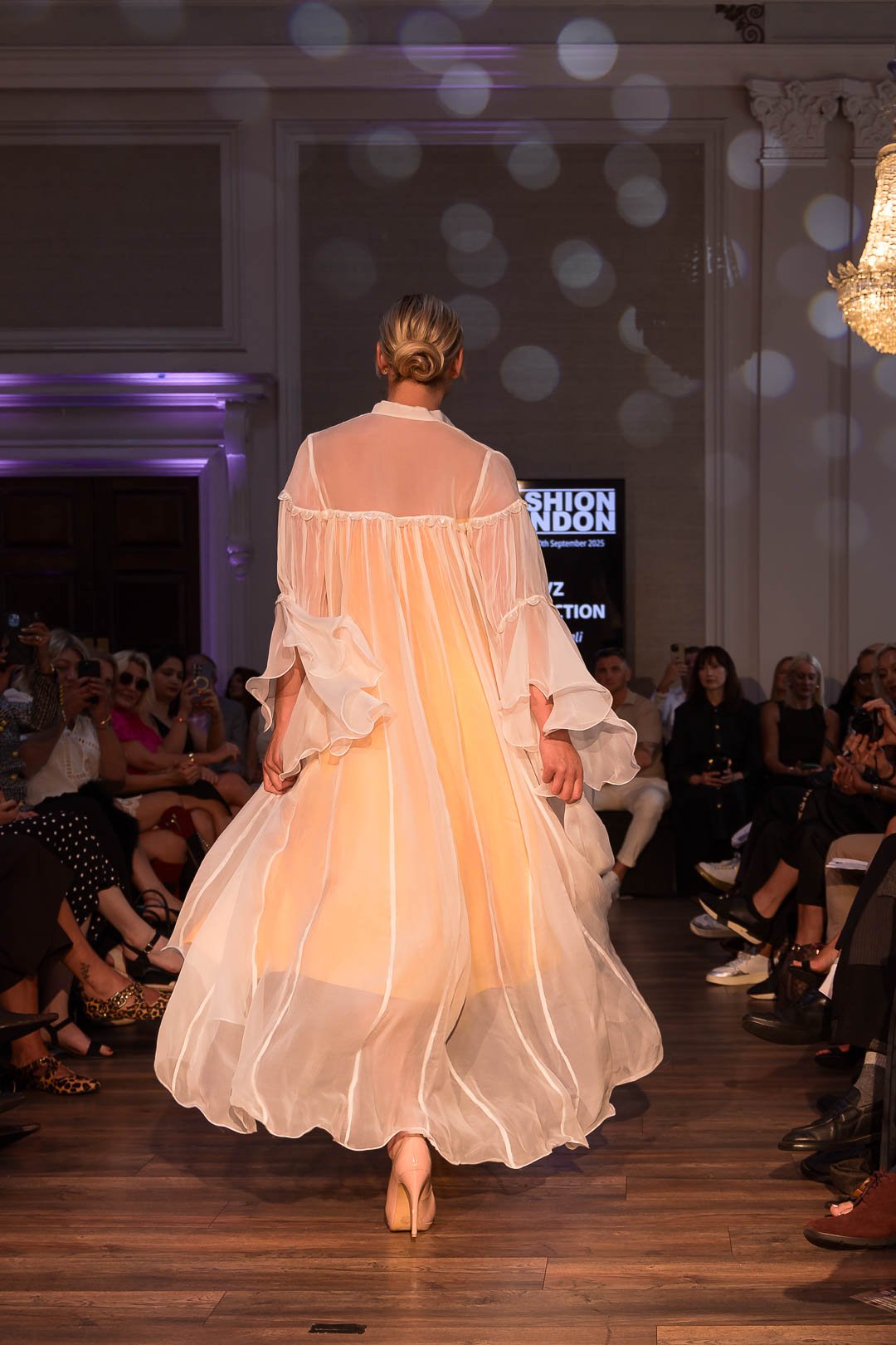 High fashion VZ Perfection couture catwalk  show at London Fashion Week 2025 by VZ official photographer Sian T. Photography