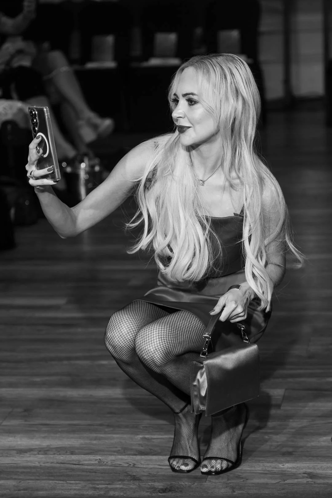 Visitors to the VZ Perfection catwalk show with Fashion London at London Fashion Week 2025 shot by Sian T. Photography