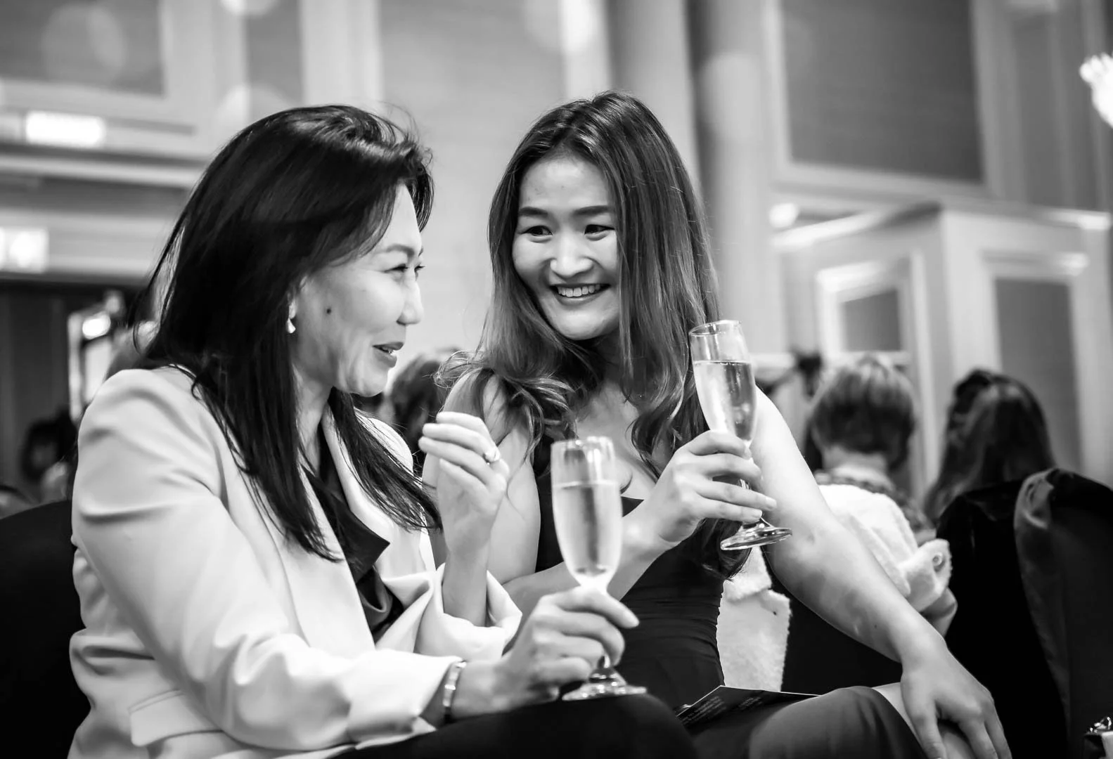 Visitors to the VZ Perfection catwalk show with Fashion London at London Fashion Week 2025 shot by Sian T. Photography