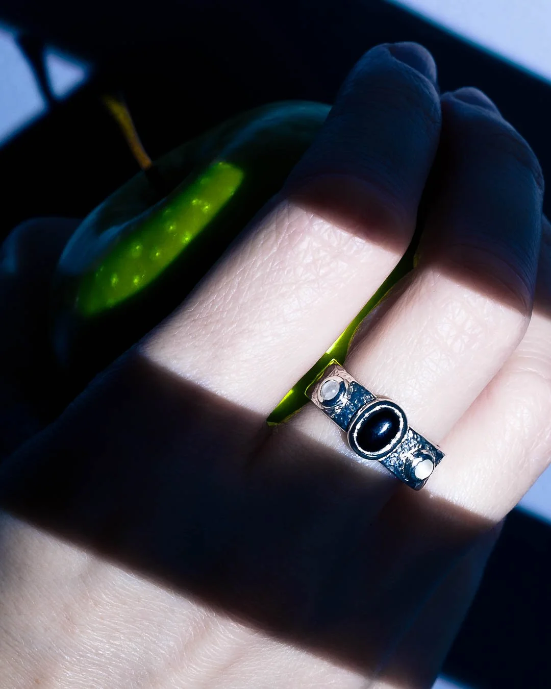 Avant garde bespoke jewellery photography by Sian T. Photography