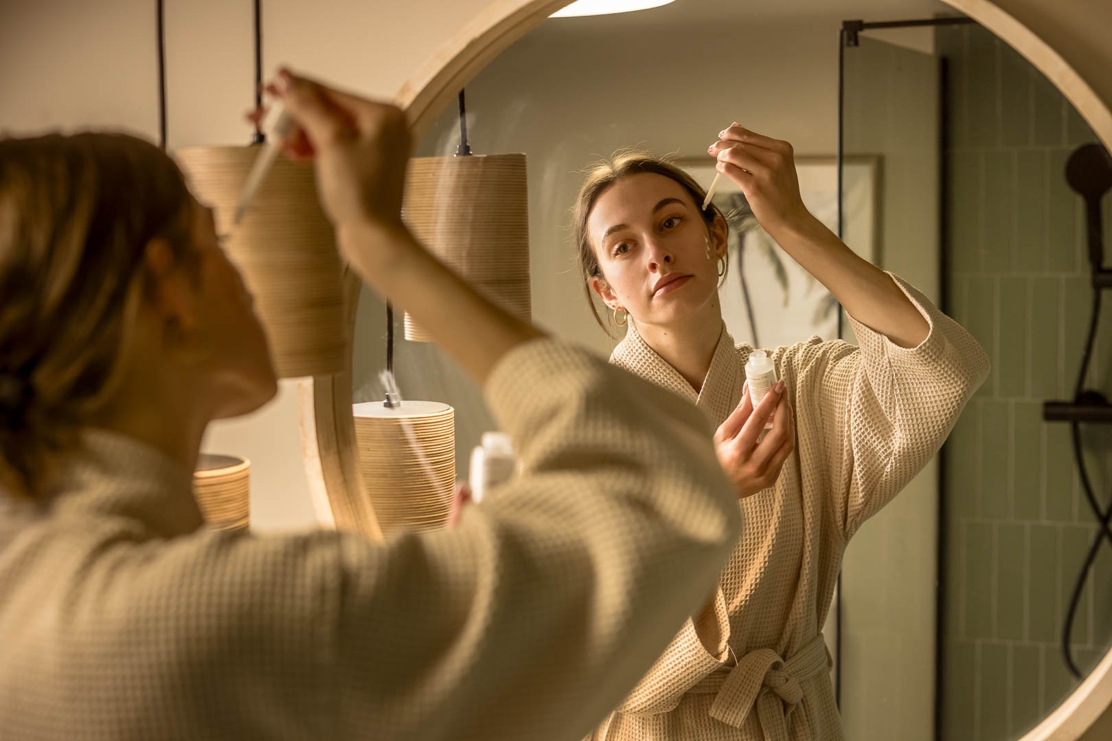 High end skincare lifestyle photography for Greenpeople, Horsham, West Sussex by Sian T. Photography