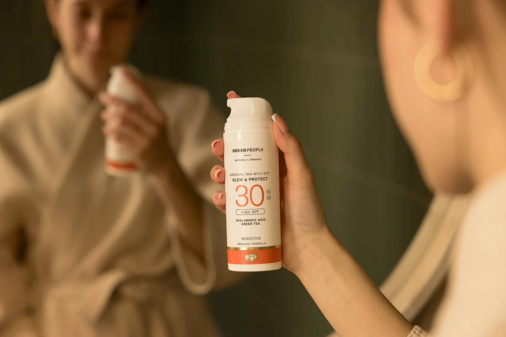 Skincare lifestyle photography for Greenpeople, Horsham, West Sussex by Sian T. Photography