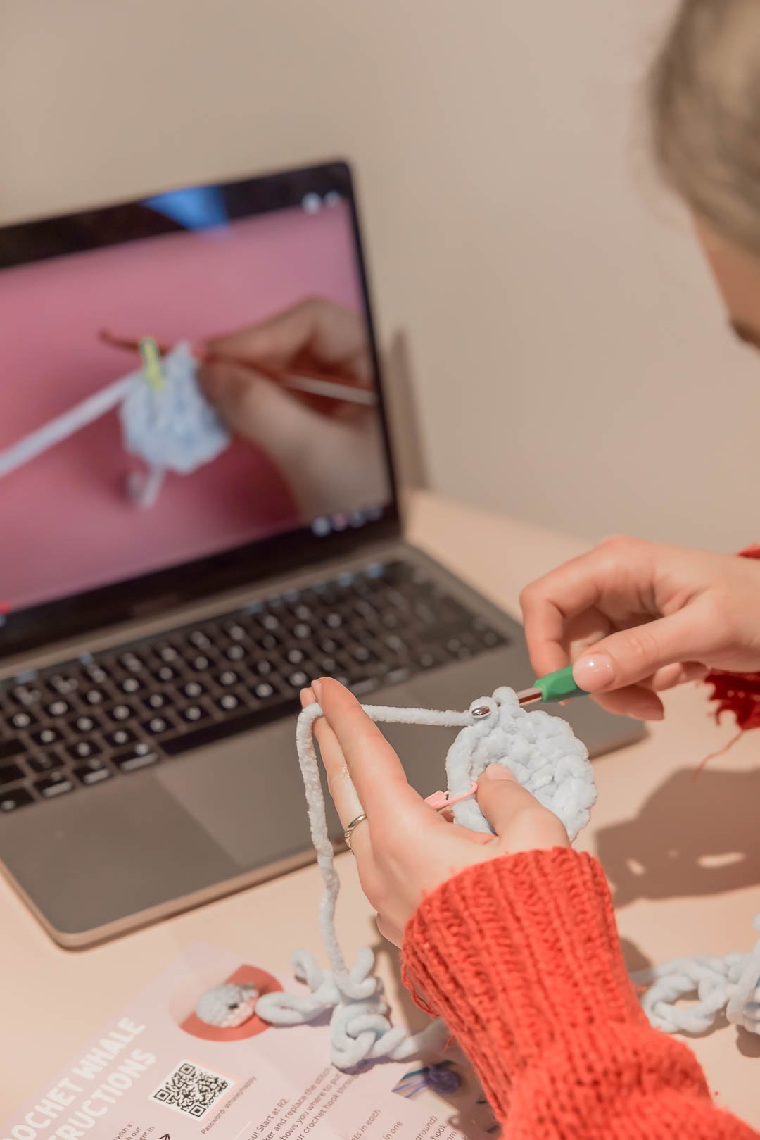 Natural lifestyle brand photography with Sian T Photography in Surrey for Sophie's Crochets