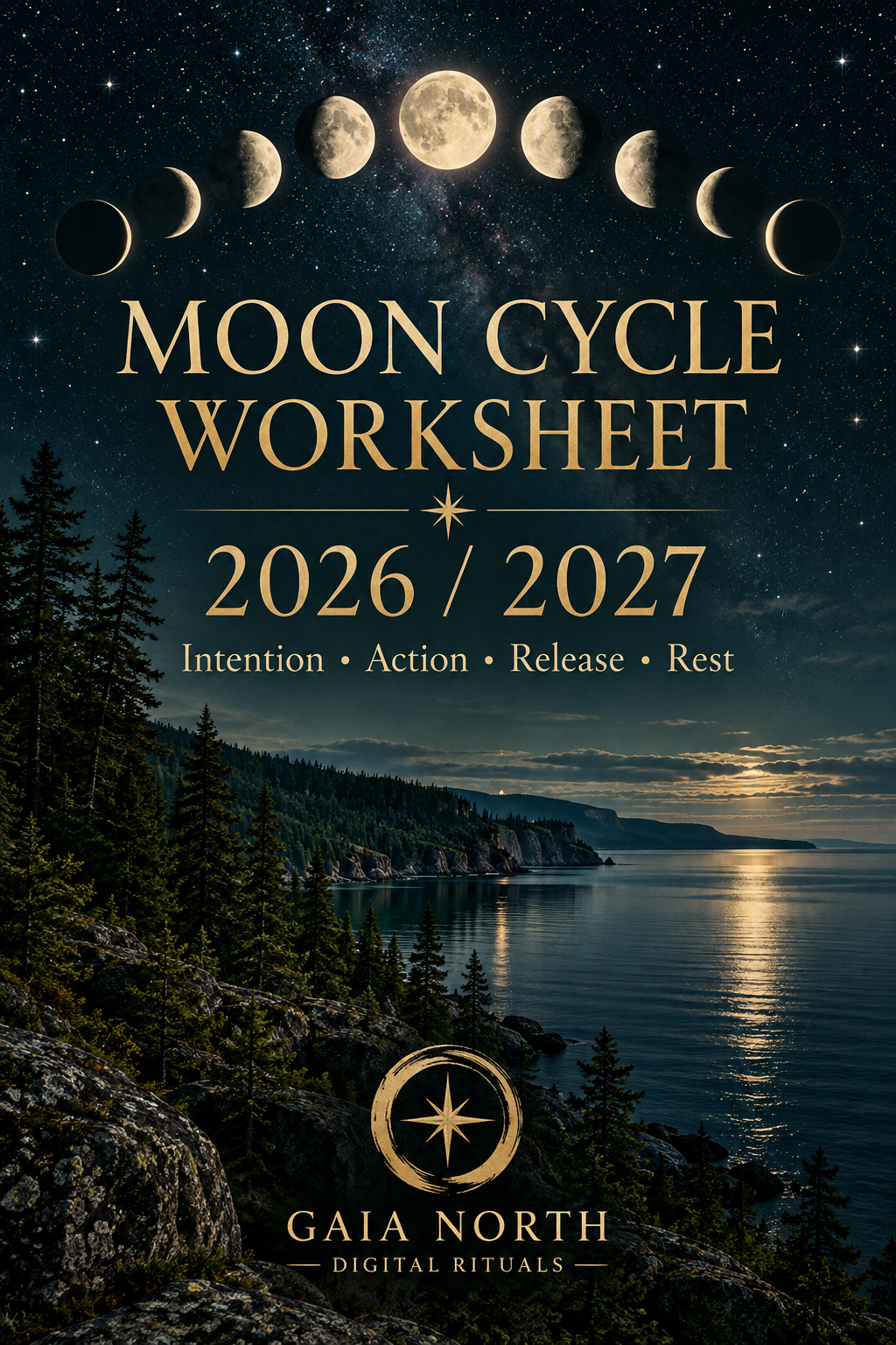 Moon Cycle Worksheet 2026/2027
