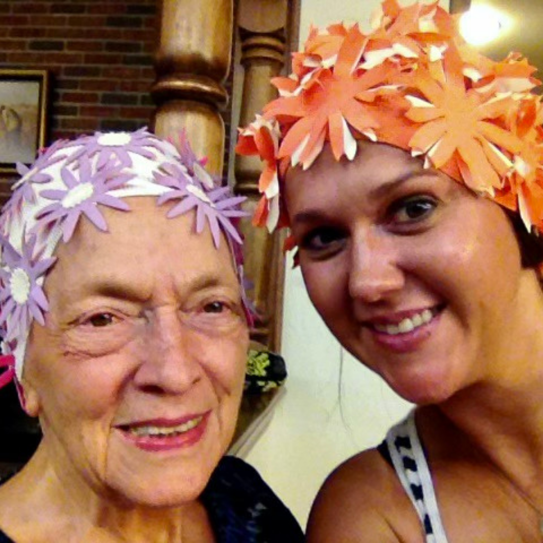 Content Expert (Loss of a loved one): Julie Hoerr, pictured here with her mom as they celebrated her life and made meaningful memories.