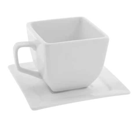 Square Cup & Saucer — Showstoppers
