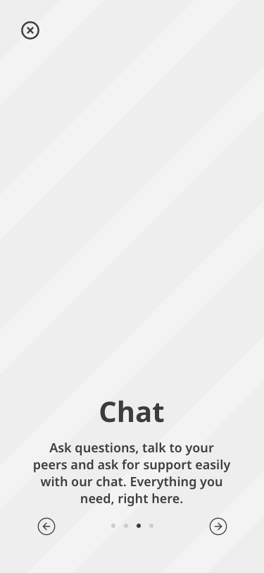 Chat Onboarding Screen