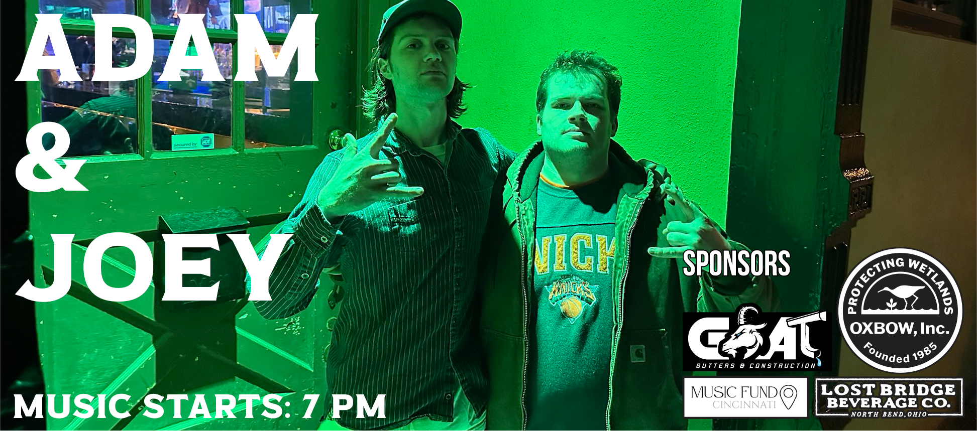 Saturday, March 7, 2026 @ 7 PM