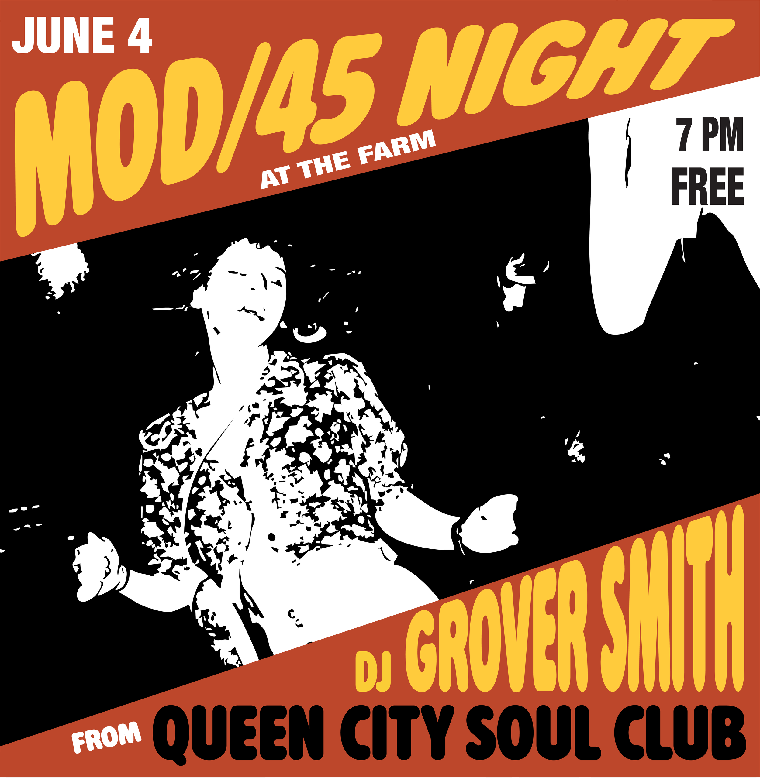 Mod/45 Night w/DJ Grover Smith of the Queen City Soul Club