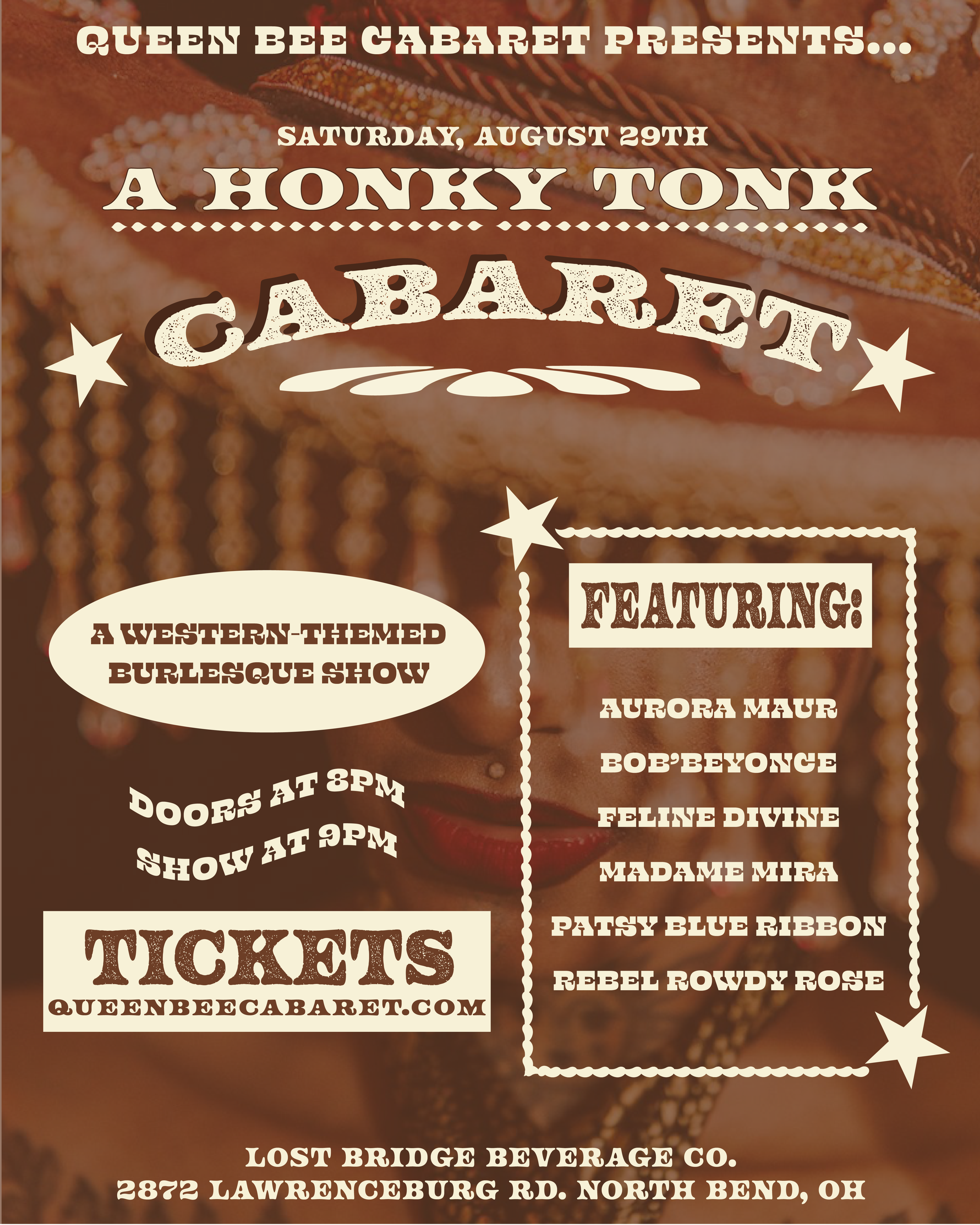 A Honky Tonk Cabaret! (ticketed and 21+)