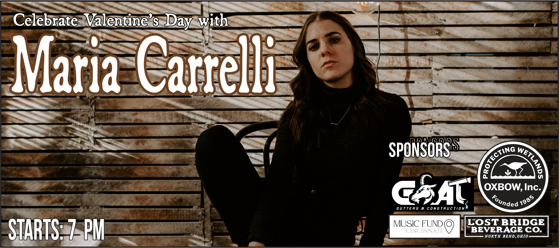 Saturday, February 14, 2026 starts @ 7 PM