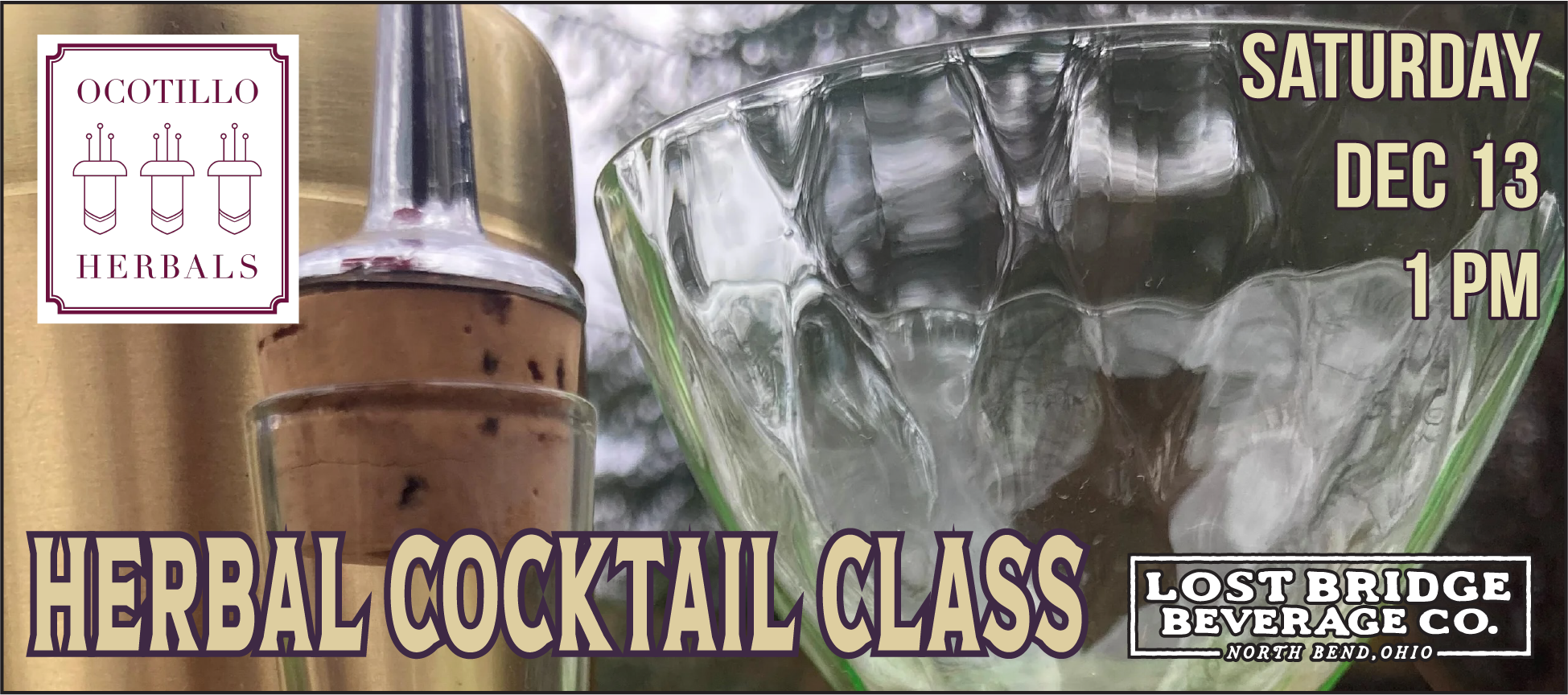 Saturday, December 13, 2025 starts at 1 PM