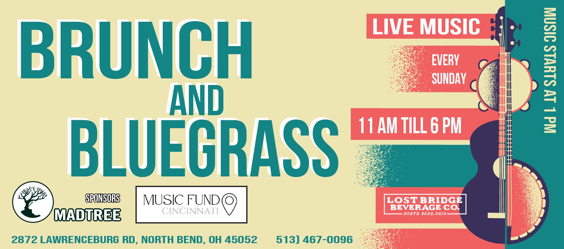 Sunday, June 1, 2025 starts at 11 AM Music at 1 PM