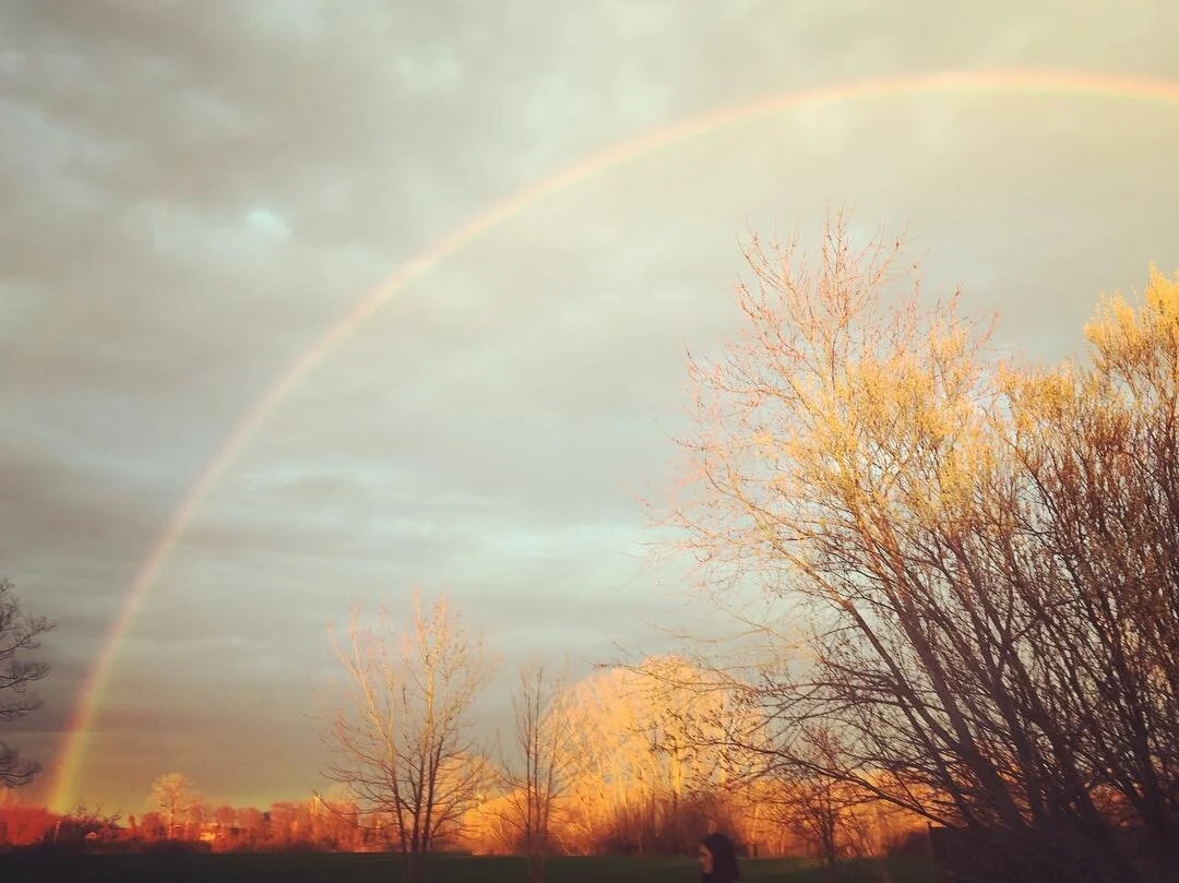 Yesterday&rsquo;s view was a beautiful reminder of how lucky I am for this life 🌈