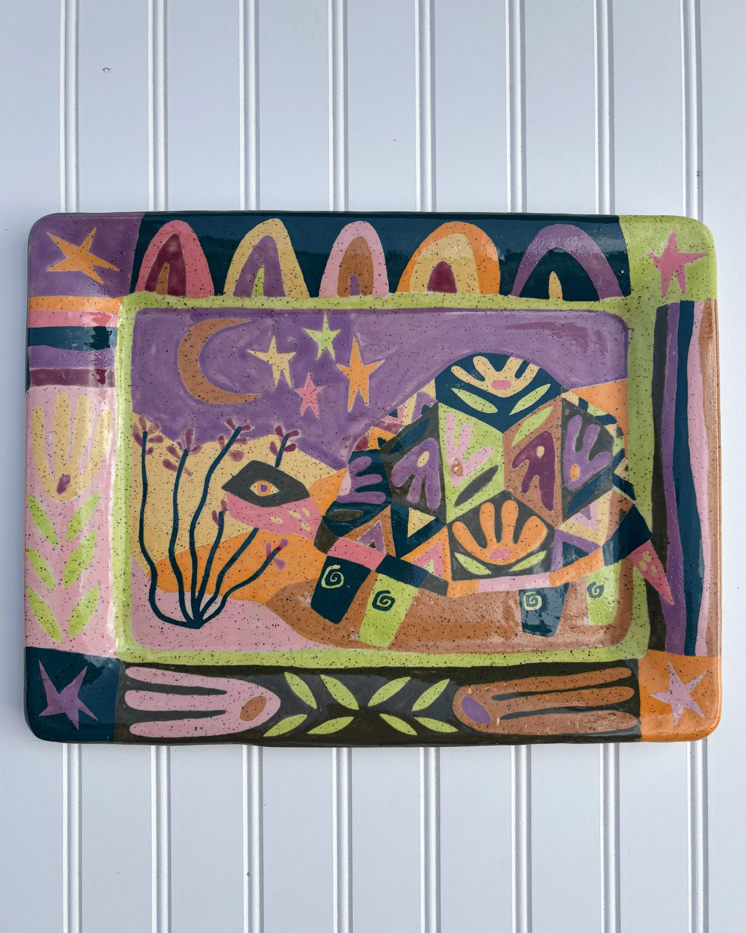 Desert Tortoise Rectangle Platter