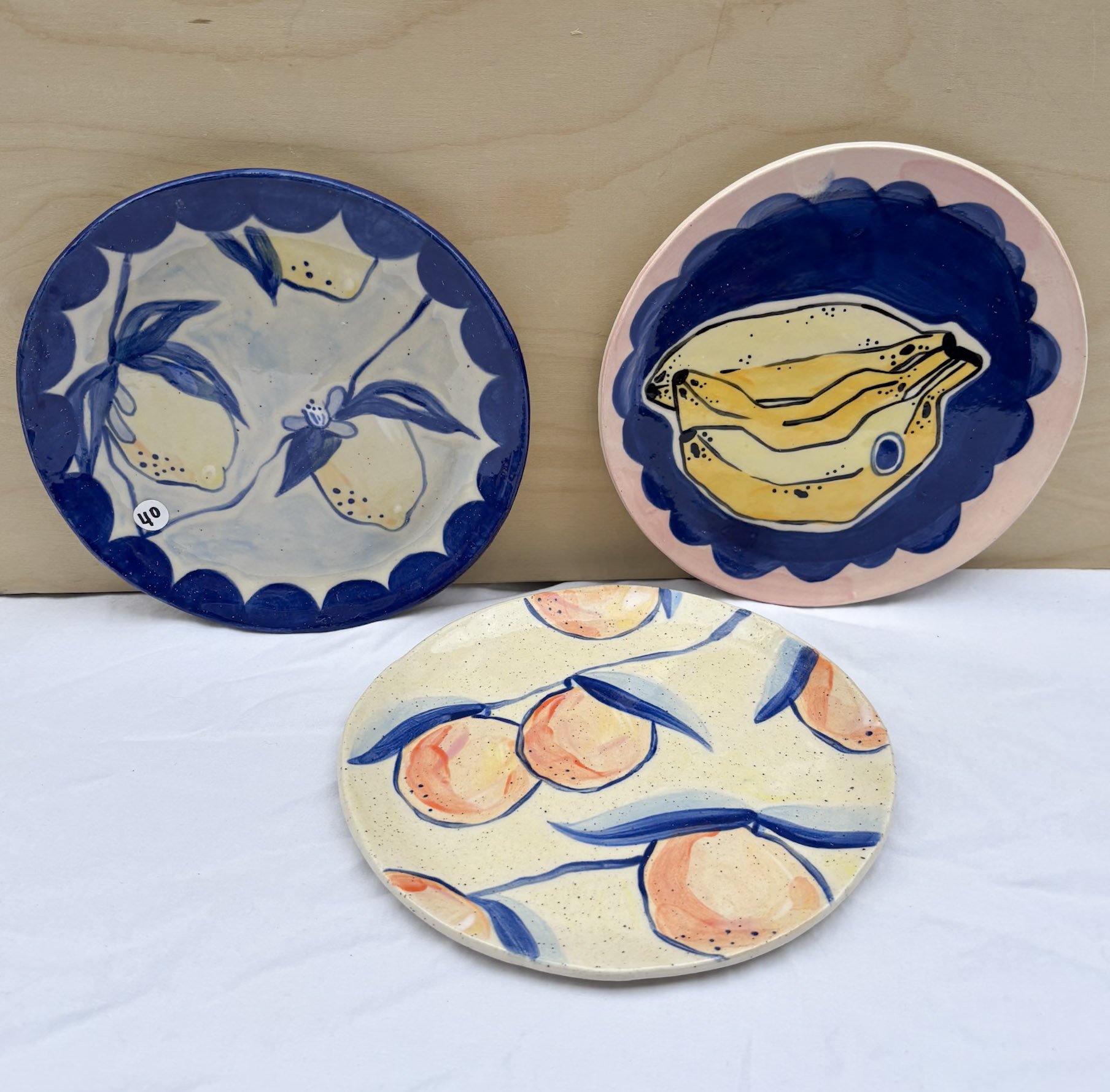 Fruit Pattern Salad Plate