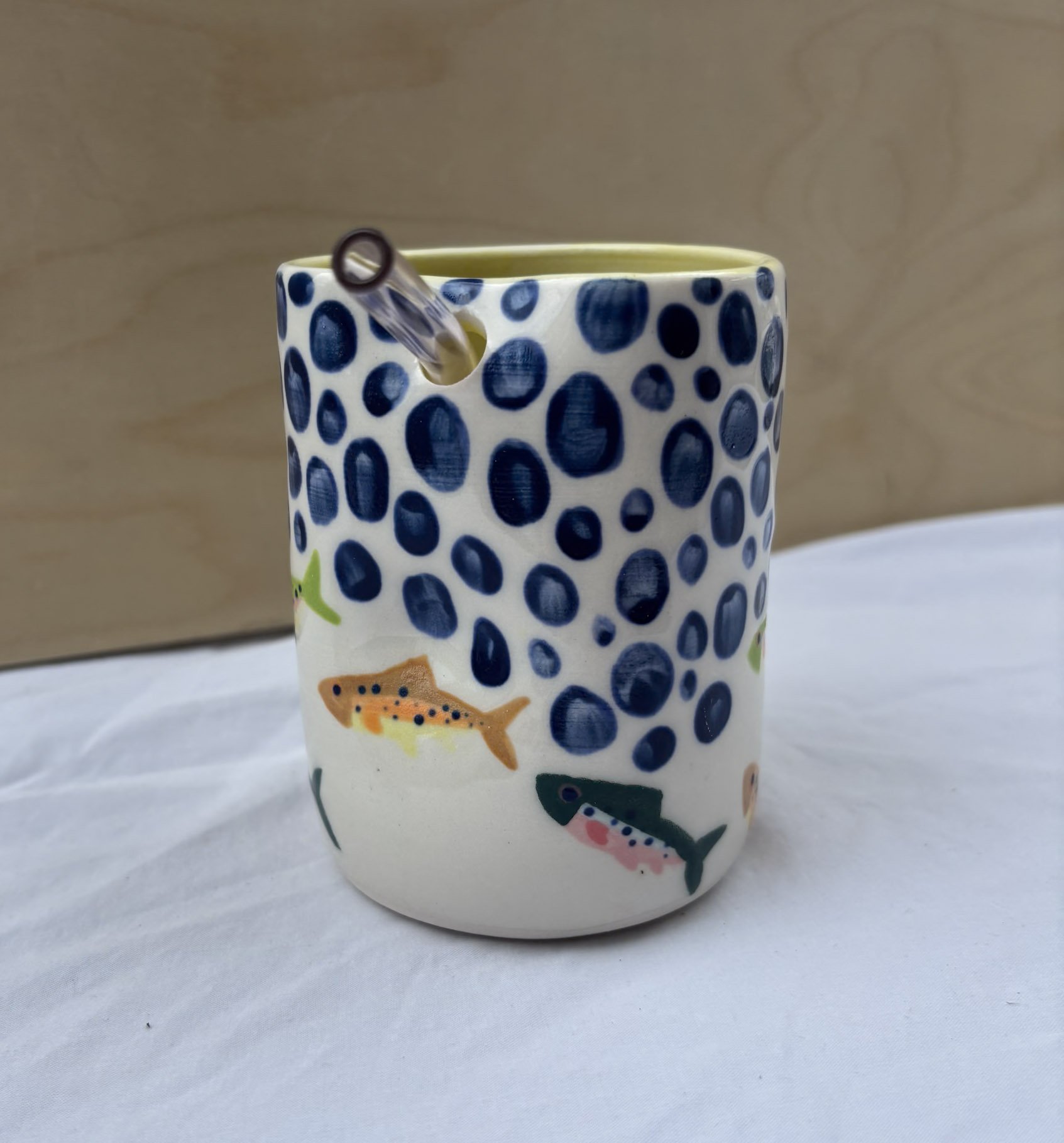 Trout Straw Tumbler