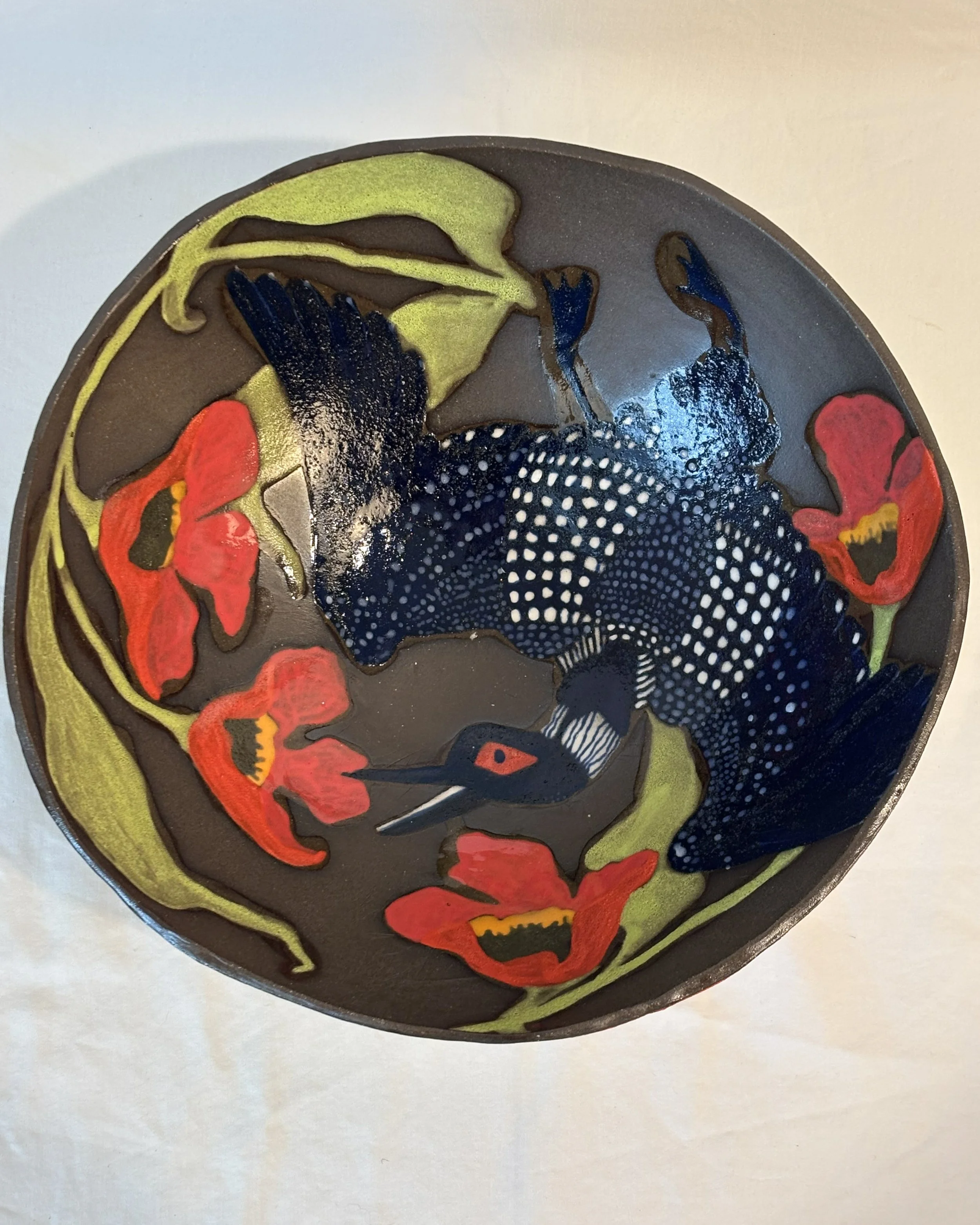 Loon Serving Bowl SECONDS