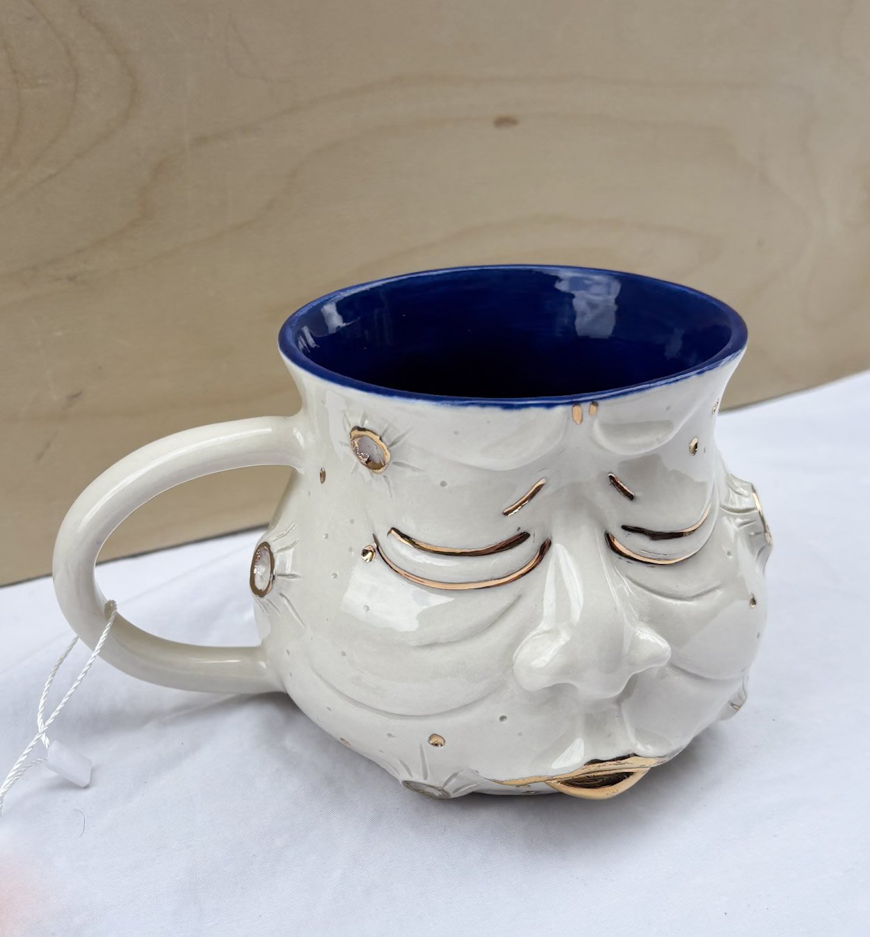 Ceramic Moon Face Mug - Luna
